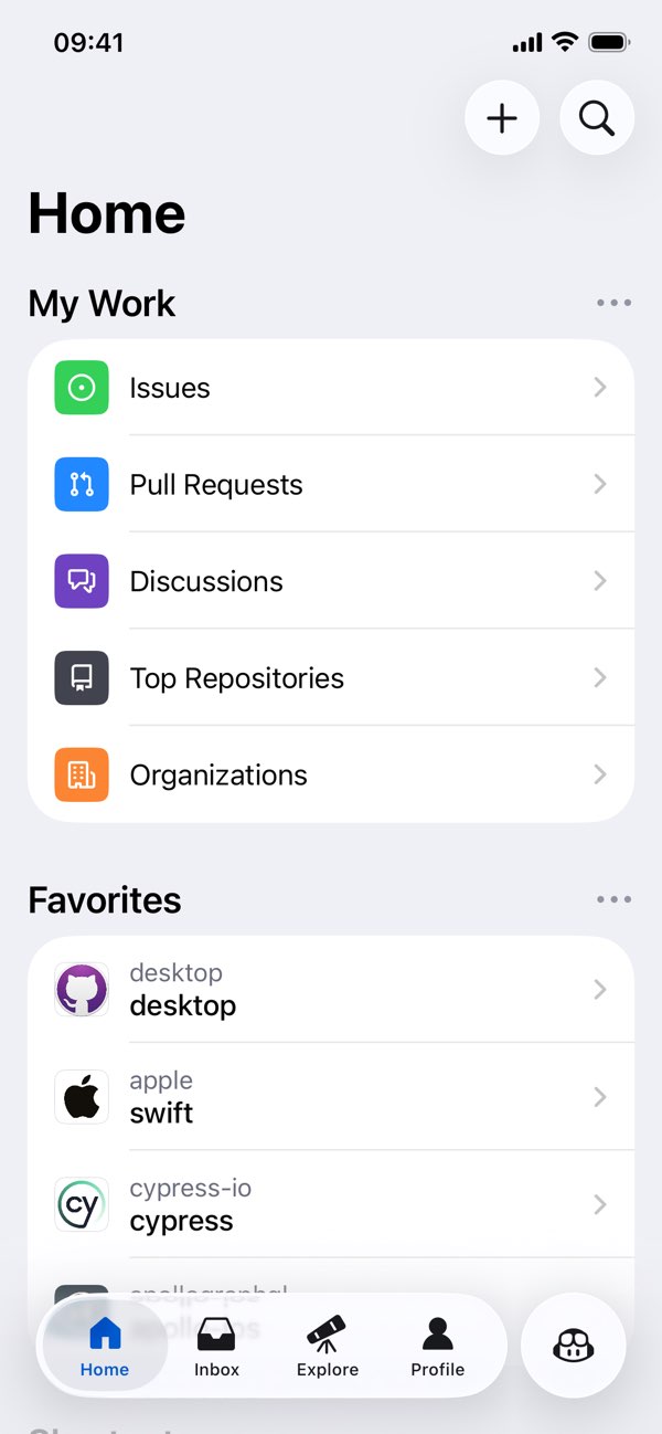 GitHub 官方软件界面