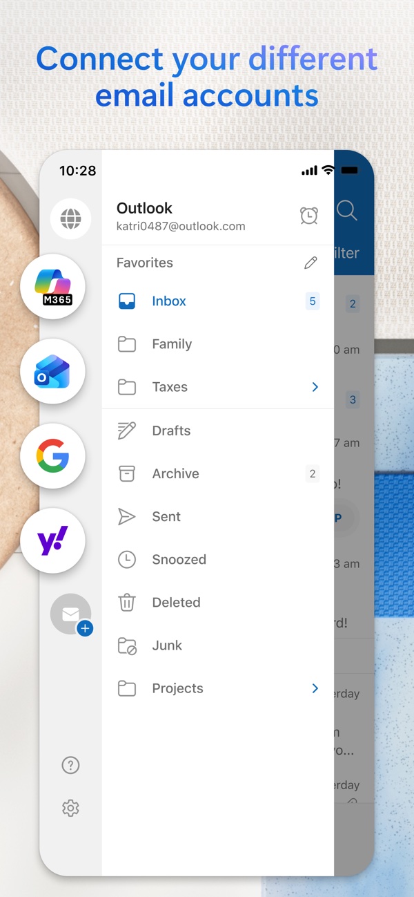 Microsoft Outlook 官方软件界面