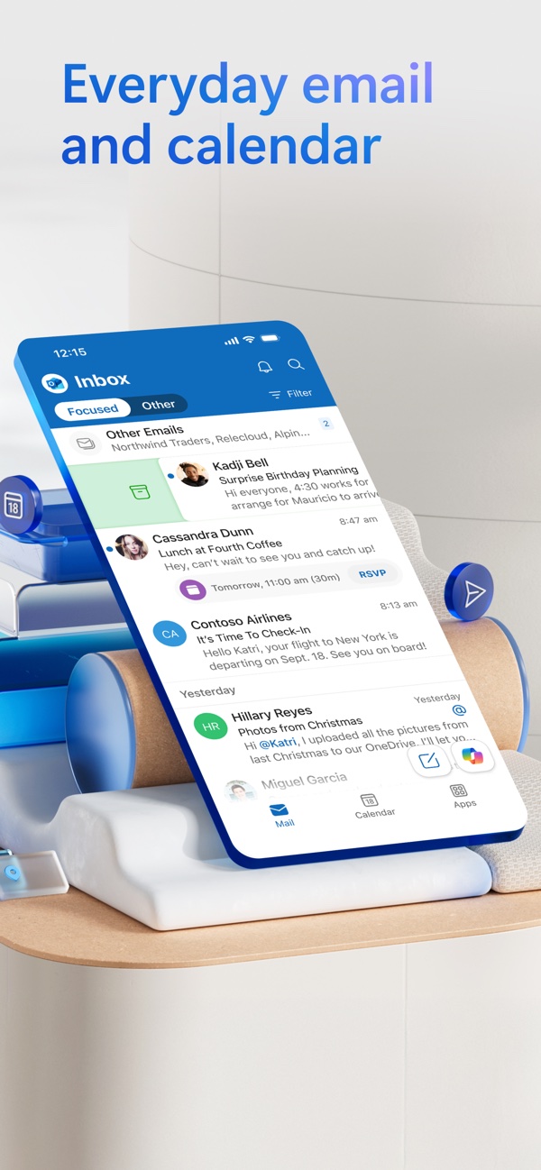 Microsoft Outlook 官方软件界面